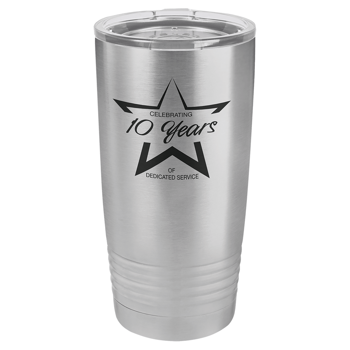 Stainless Steel Polar Camel 20 oz. Ringneck Tumbler with Logo Lid
