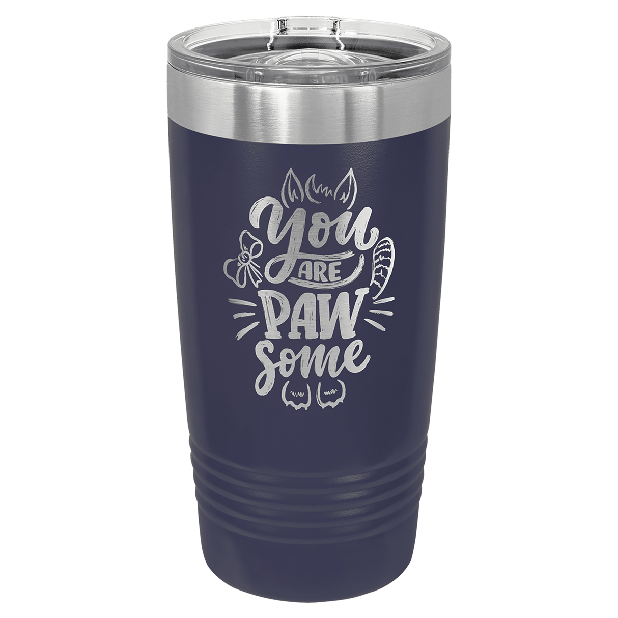 Navy Blue Polar Camel 20 oz. Ringneck Tumbler with Slider Lid