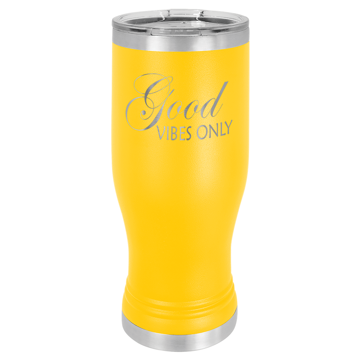 Yellow Polar Camel 20 oz Pilsner with Clear Lid