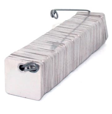 Aluminum Tag Size: 2" Square