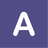 Purple Swatch with White 'A'