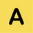 Safety Yellow Swatch with Black 'A'