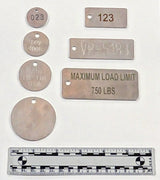 Stainless Steel Tag Size: 1"×3"