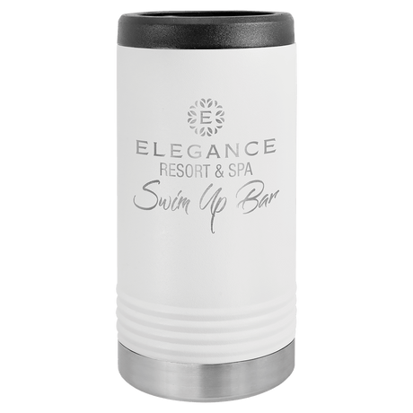 White Polar Camel Slim Beverage Holder