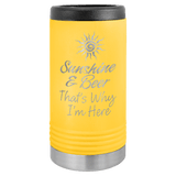 Yellow Polar Camel Slim Beverage Holder