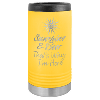 Yellow Polar Camel Slim Beverage Holder