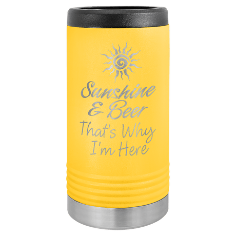 Yellow Polar Camel Slim Beverage Holder