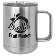 Stainless Steel Polar Camel 15 oz. Vacuum Insulated Mug with Slider Lid