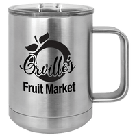Stainless Steel Polar Camel 15 oz. Vacuum Insulated Mug with Slider Lid