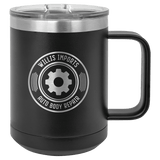 Black Polar Camel 15 oz. Vacuum Insulated Mug with Slider Lid