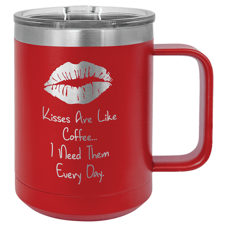 Red Polar Camel 15 oz. Vacuum Insulated Mug with Slider Lid