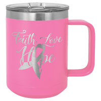 Pink Polar Camel 15 oz. Vacuum Insulated Mug with Slider Lid