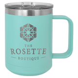 Teal Polar Camel 15 oz. Vacuum Insulated Mug with Slider Lid