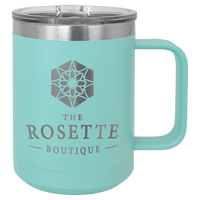 Teal Polar Camel 15 oz. Vacuum Insulated Mug with Slider Lid