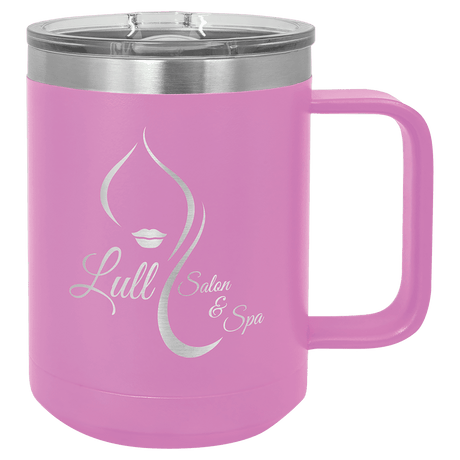 Light Purple Polar Camel 15 oz. Vacuum Insulated Mug with Slider Lid