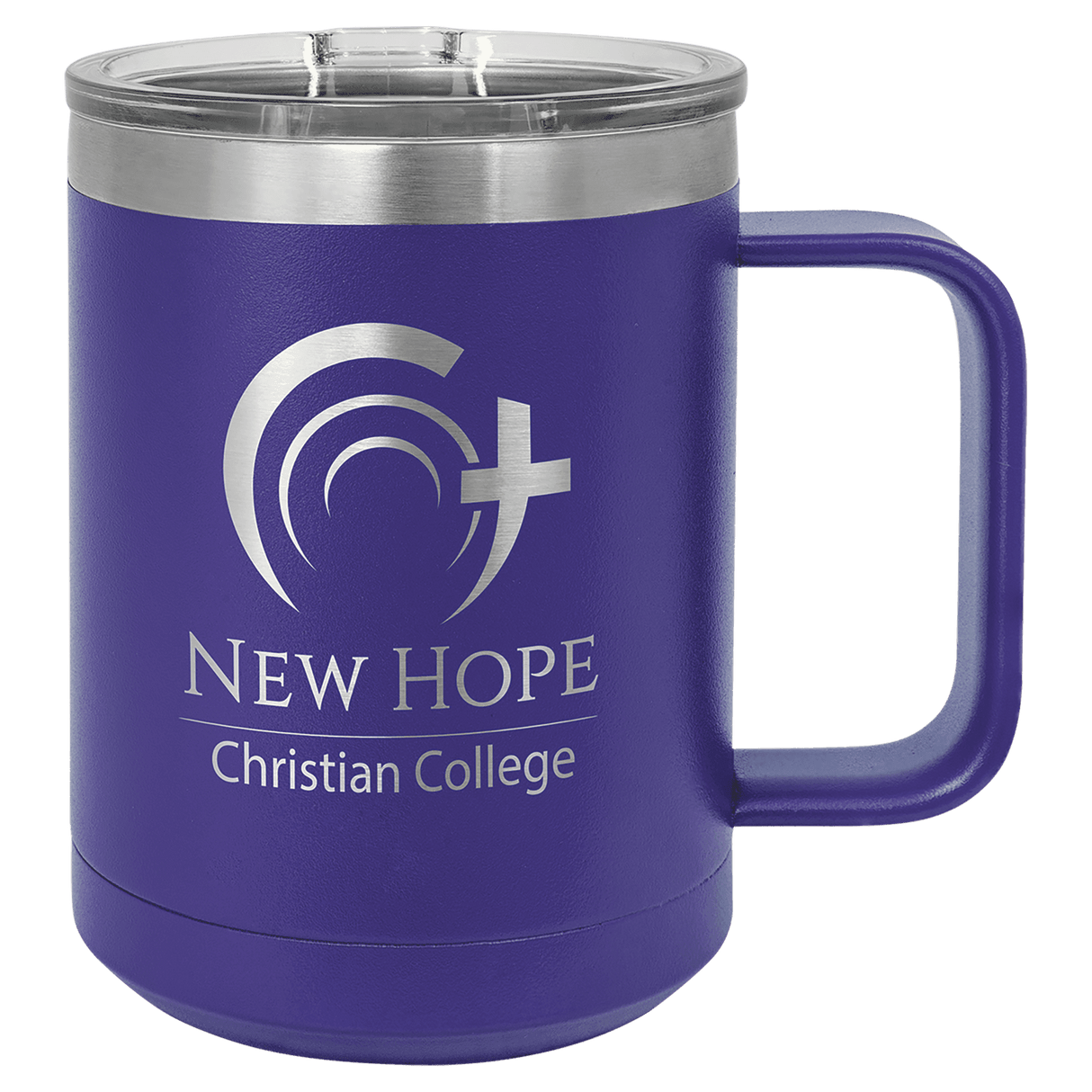 Purple Polar Camel 15 oz. Vacuum Insulated Mug with Slider Lid