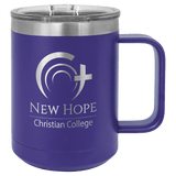 Purple Polar Camel 15 oz. Vacuum Insulated Mug with Slider Lid
