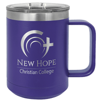 Purple Polar Camel 15 oz. Vacuum Insulated Mug with Slider Lid