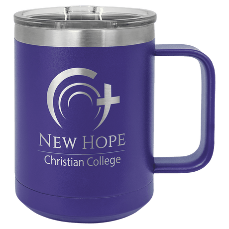 Purple Polar Camel 15 oz. Vacuum Insulated Mug with Slider Lid