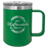 Green Polar Camel 15 oz. Vacuum Insulated Mug with Slider Lid