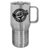 Stainless Steel Polar Camel 20 oz. Vacuum Insulated Travel Mug with Slider Lid