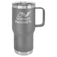Dark Gray Polar Camel 20 oz. Vacuum Insulated Travel Mug with Slider Lid