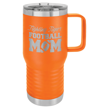 Orange Polar Camel 20 oz. Vacuum Insulated Travel Mug with Slider Lid