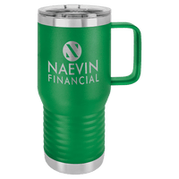 Green Polar Camel 20 oz. Vacuum Insulated Travel Mug with Slider Lid