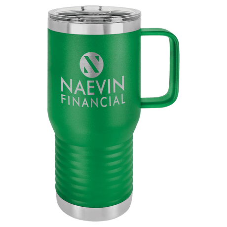 Green Polar Camel 20 oz. Vacuum Insulated Travel Mug with Slider Lid