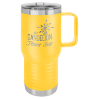 Yellow Polar Camel 20 oz. Vacuum Insulated Travel Mug with Slider Lid