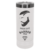 White Ghost Black Polar Camel 22 oz. Skinny Tumbler