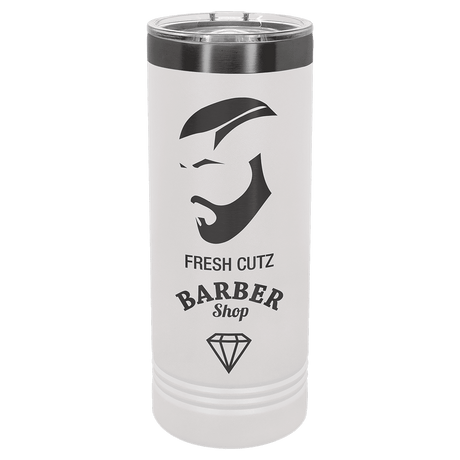 White Ghost Black Polar Camel 22 oz. Skinny Tumbler
