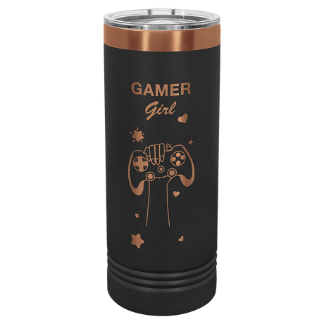 Black Rose Gold Polar Camel 22 oz. Skinny Tumbler