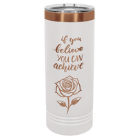 White Rose Gold Polar Camel 22 oz. Skinny Tumbler