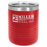 Red Polar Camel 10 oz. Vacuum Insulated Ringneck Tumbler with Clear Lid