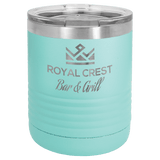 Teal Polar Camel 10 oz. Vacuum Insulated Ringneck Tumbler with Clear Lid