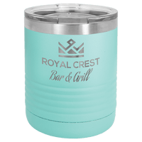 Teal Polar Camel 10 oz. Vacuum Insulated Ringneck Tumbler with Clear Lid