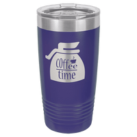 Purple Polar Camel 20 oz. Ringneck Tumbler with Logo Lid