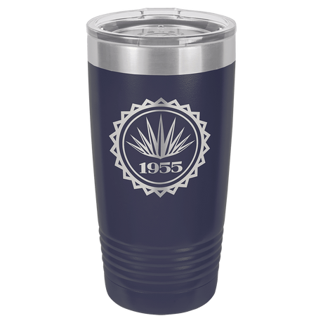 Navy Blue Polar Camel 20 oz. Ringneck Tumbler with Logo Lid