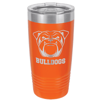 Orange Polar Camel 20 oz. Ringneck Tumbler with Logo Lid