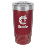 Maroon Polar Camel 20 oz. Ringneck Tumbler with Logo Lid