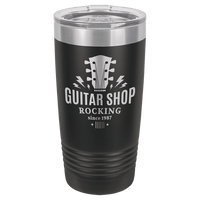 Black Polar Camel 20 oz. Ringneck Tumbler with Logo Lid