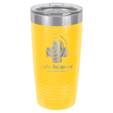 Yellow Polar Camel 20 oz. Ringneck Tumbler with Logo Lid