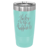 Teal Polar Camel 20 oz. Ringneck Tumbler with Slider Lid