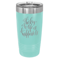 Teal Polar Camel 20 oz. Ringneck Tumbler with Slider Lid