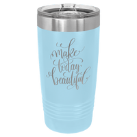 Light Blue Polar Camel 20 oz. Ringneck Tumbler with Slider Lid