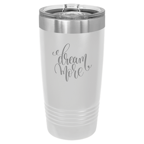 White Polar Camel 20 oz. Ringneck Tumbler with Slider Lid