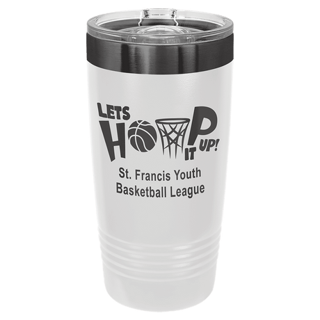 White Ghost Black Polar Camel 20 oz. Ringneck Tumbler