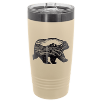 Sand/Ghost Black Polar Camel 20 oz. Warm ION-Plated Ringneck Tumbler with Slider Lid
