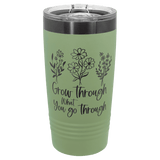 Sage/Ghost Black Polar Camel 20 oz. Summer ION-Plated Ringneck Tumbler with Slider Lid